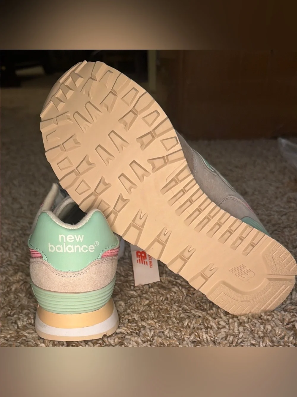 New Balance 574 “Moonbeam Neo Mint” Women’s Size 7.5 - NEW - LIMITED EDITION